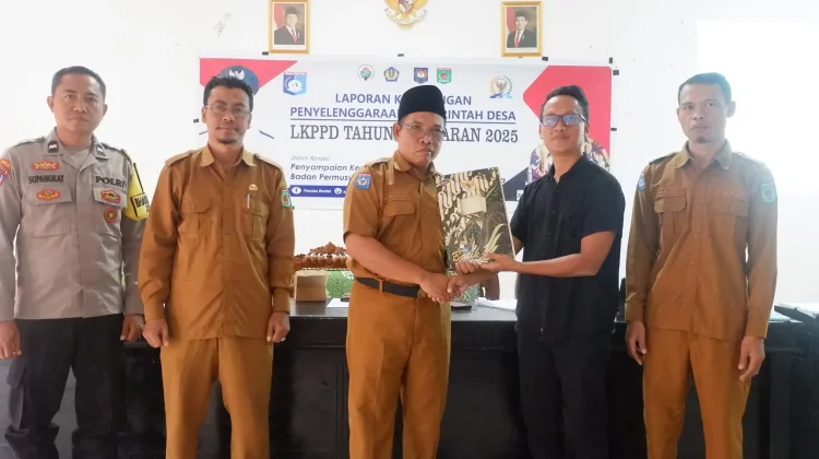 Pemdes Bentek Sampaikan LKPPD 2025, Tegaskan Komitmen Transparansi