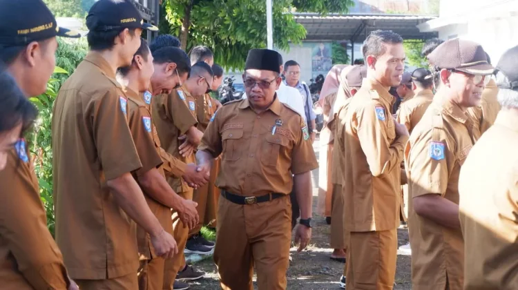 Pemdes Bentek Gelar Apel dan Halal Bihalal, Perkuat Soliditas Pasca Idul Fitri