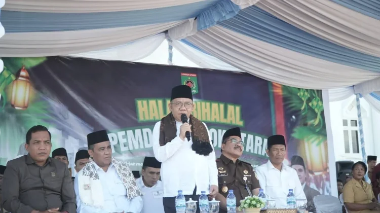 Halalbihalal Pemda Lombok Utara, Bupati Tekankan Pentingnya Harmoni Persatuan