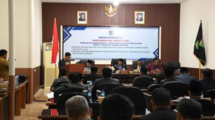 DPRD KLU Tekankan RTRW Berkelanjutan dan Penguatan Pendapatan Daerah