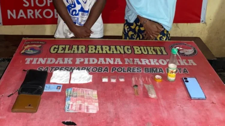 Polres Bima Kota Amankan Dua Pengedar Sabu di Langgudu