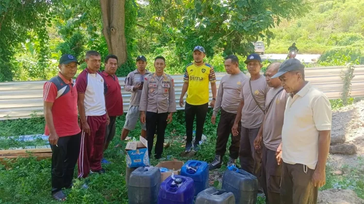 Polsek Sape Gagalkan Peredaran Miras