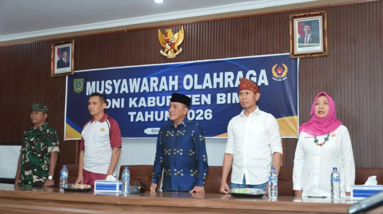 Musorkab KONI, Bupati Bima: Ayo Raih Prestasi