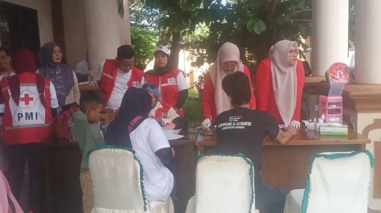 PMI Dompu Gelar Donor Darah, Terkumpul Ratusan Kantong