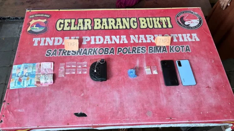 Satresnarkoba Polres Bima Kota Ungkap Kasus Sabu, IRT Diamankan