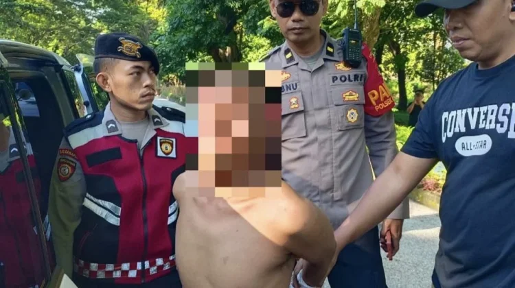 Polisi Amankan Pemuda Lakukan Aksi Cabul di Taman Udayana Mataram