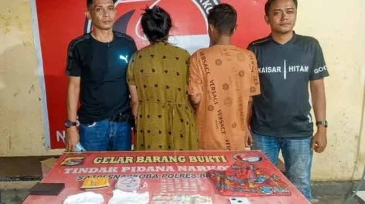 Polsek Lambu Gerebek Pasutri Pengedar Sabu di Desa Lanta