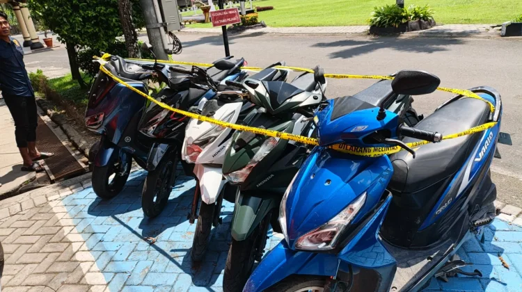 Jaringan Curanmor Lombok Barat Terbongkar, Polisi Sita Banyak Motor