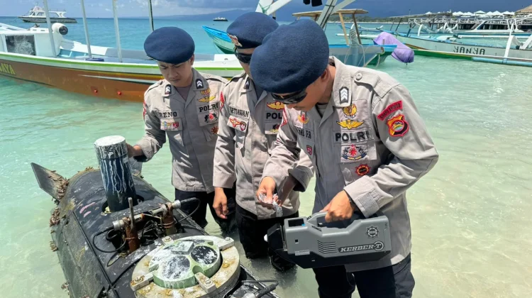 Tim Gegana Pastikan Benda Berbentuk Torpedo di Gili Trawangan Tidak Berbahaya