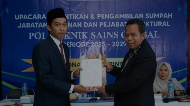 Samsudin Resmi Pimpin Politeknik Sains Global Siap Wujudkan Kampus Unggul