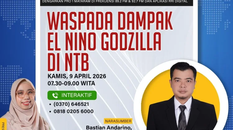BMKG NTB: El Nino 2026 Pangkas Hujan 30 Persen, Waspada Kekeringan!