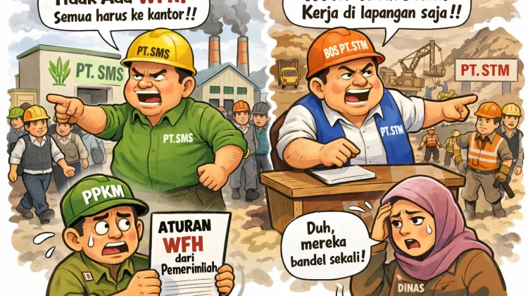 Pemerintah Imbau WFH Seminggu Sekali, Perusahaan di Dompu Belum Terapkan