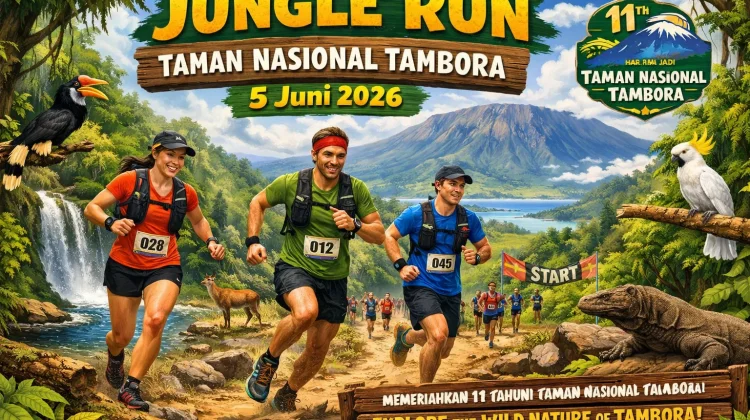 Taman Nasional Tambora Siapkan Event Internasional Jungle Run 2026