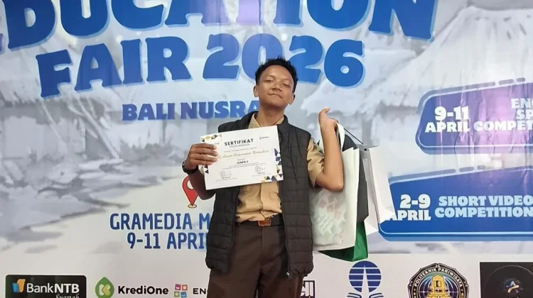 SMKN 3 Mataram Raih Juara II English Speech Education Fair 2026