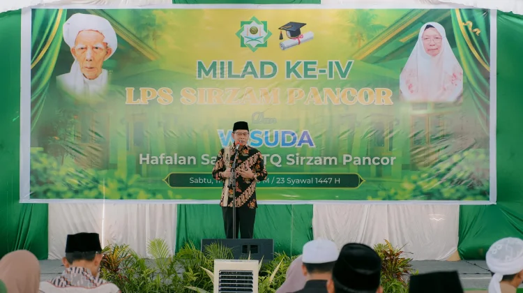 Hadiri Milad LPS Sirzam, Wabup Lotim Tekankan Pendidikan sebagai Pondasi