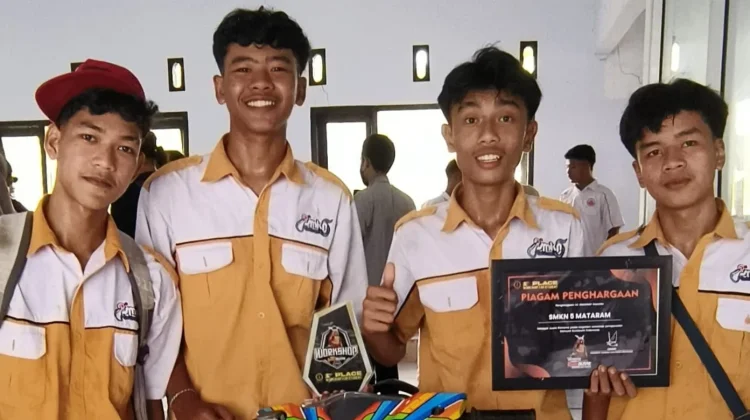 SMKN 5 Mataram Juara 1 Painting Otomotif, Siap Wakili NTB ke Tingkat Nasional