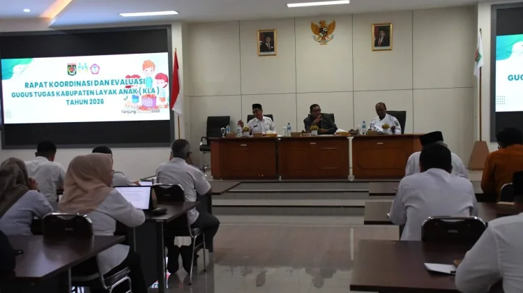 Rapat Evaluasi KLA 2026, Lombok Utara Bidik Predikat KLA Lebih Tinggi