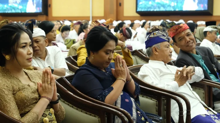Hadir dalam Rangkaian Nyepi, Kakanwil Kemenkum: Perkuat Persuadaraan