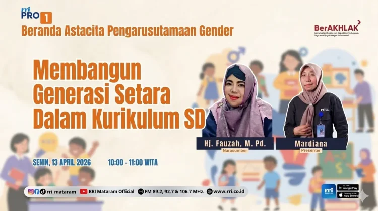 Pendidikan Dasar Jadi Pondasi Membangun Generasi Setara