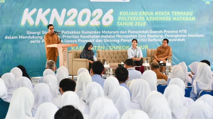 Bupati Lombok Timur Terima 209 Mahasiswa KKN Poltekkes  Mataram