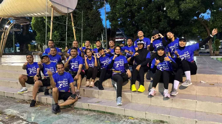 Dukung Kemala Run, Polres Sumbawa Kirim 13 Pelari