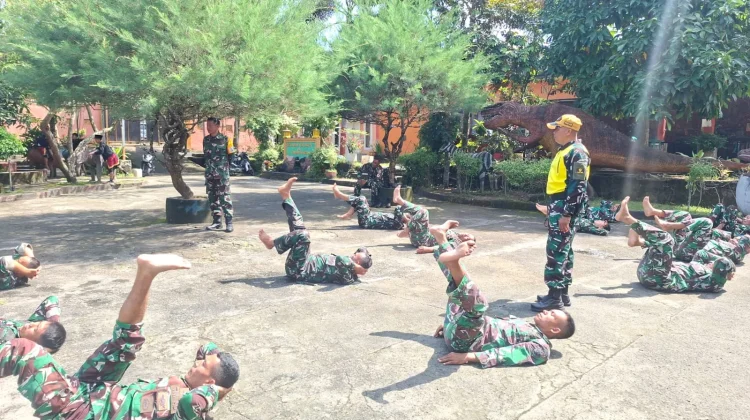 Begini Cara Kodim Lombok Tengah, Bina Fisik Prajurit Tangguh