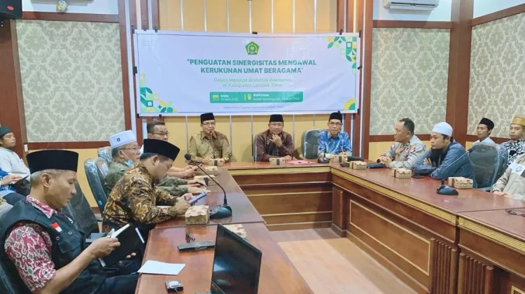 Kemenag Lombok Timur Tekankan Sinergi Lintas Elemen, Jaga Kerukunan Umat Beragama