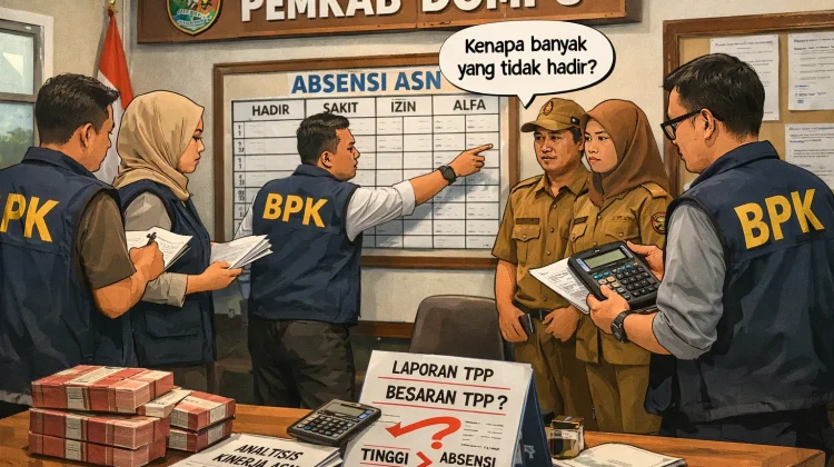 BPK Telusuri Rekapan Absensi ASN, TPP Dompu Terancam Dievaluasi