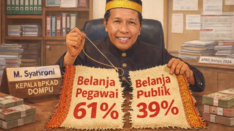Belanja Pegawai Capai 61 Persen APBD, Kepala BPKAD Dompu Beri Penjelasan