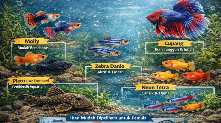 Gak Perlu Ribet! 7 Ikan Aquarium Ini Cocok Buat Pemula, Dijamin Anti Gagal