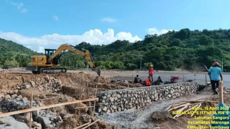 Progres KNMP Labuhan Sangoro Capai 20 Persen
