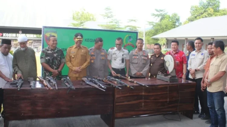 Libatkan Semua Unsur, Kodim 1608/Bima Musnahkan Senjata Api Rakitan
