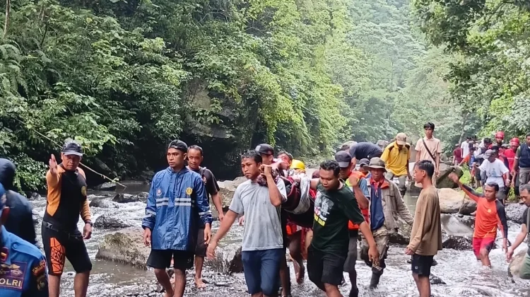 Korban Terseret Arus di Tiu Bombong Ditemukan Meninggal