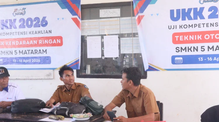 UKK Jadi Instrumen Validasi Kompetensi Siswa SMKN 5 Mataram