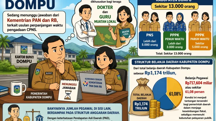 Pemkab Dompu Ajukan Perpanjangan Pengadaan CPNS 2026
