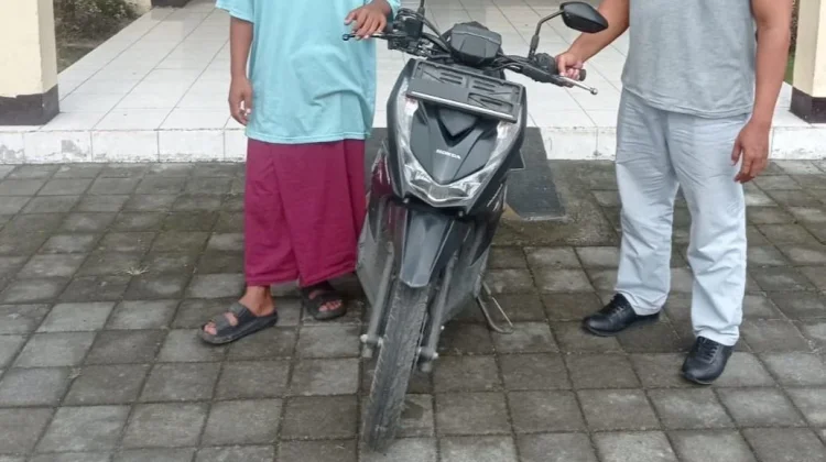 Pemuda di Kuripan Nekat Mencuri, Lalu Gadai Motor Tetangga
