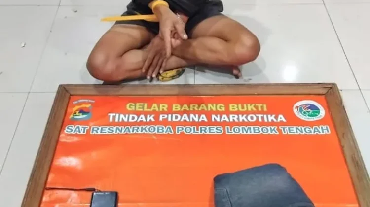 Polisi Amankan Dua Terduga Pengedar Sabu di Lombok Tengah