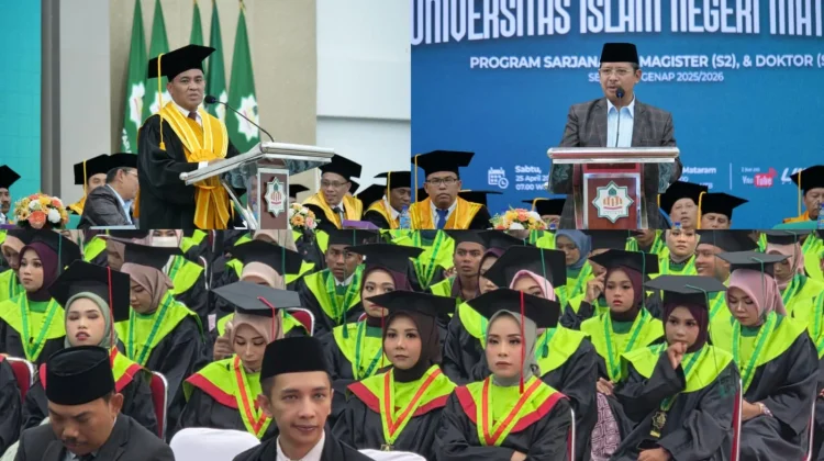 Dirjen Pendis Hadiri Wisuda ke-54 UIN Mataram, Tegaskan Pentingnya Riset Berdampak