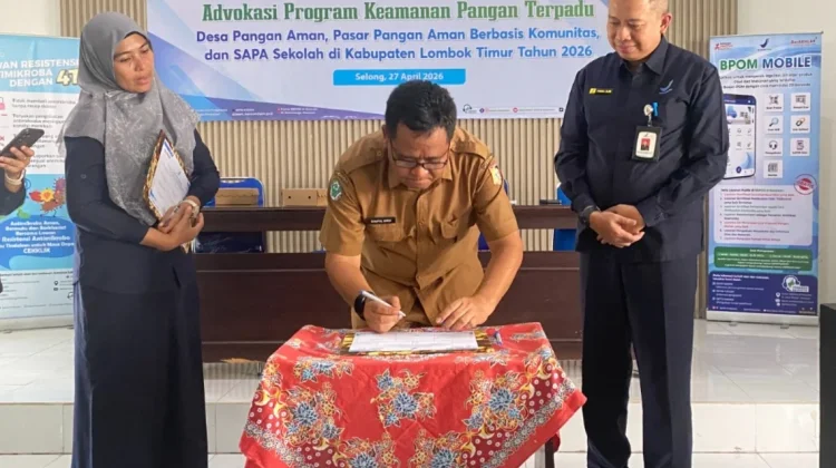 Lombok Timur Perkuat Komitmen Pangan Aman, BBPOM Libatkan Desa dan Pasar