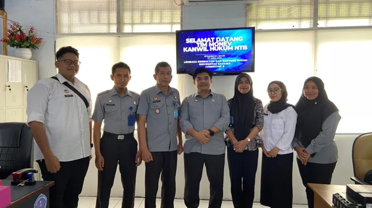 Kanwil Kemenkum NTB Perkuat Pengawasan Bantuan Hukum Melalui Monev di Sumbawa