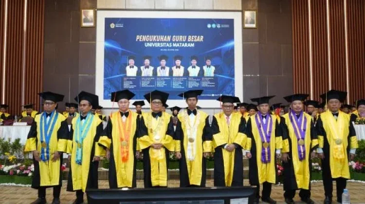 Enam Guru Besar Baru Unram Perkuat Beragam Bidang Strategis Pembangunan