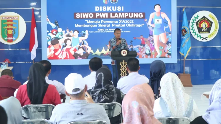 Matangkan Kesiapan Porwanas 2027, SIWO PWI Lampung Gelar Diskusi Olahraga