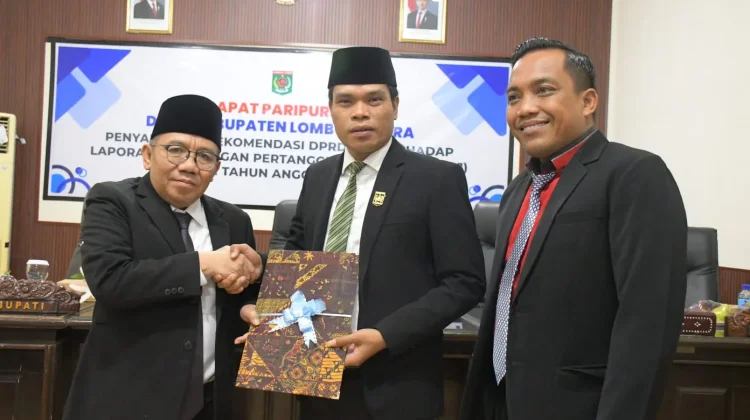 Bupati Lombok Utara Terima Rekomendasi DPRD atas LKPJ 2025