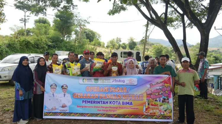 Pemkot Bima Operasi Gerakan Pasar Murah di Kelurahan Lelamase