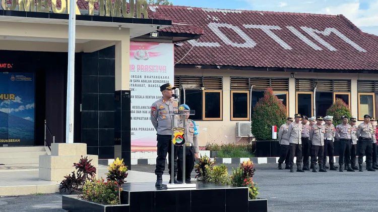 Pastikan May Day Kondusif, Polres Lotim Gelar Apel Siaga