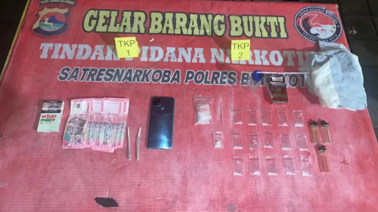 Polsek Rasbar Amankan Residivis Bawa Ganja dan  Sabu saat Mengunjungi Tahanan