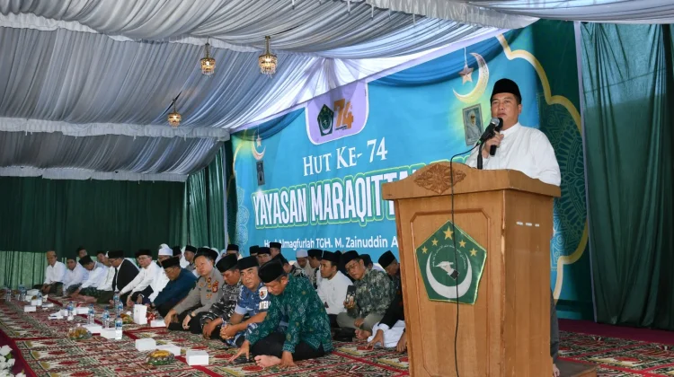 Gubernur NTB Hadiri HUT Yayasan Maraqitta’limat dan Haul TGH Zainuddin