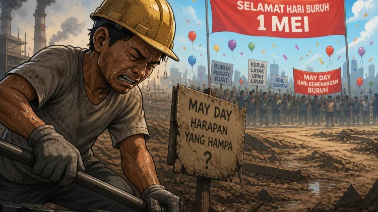 Dari Peringatan ke Kenyataan, Buruh Masih Berjuang Hidup Layak