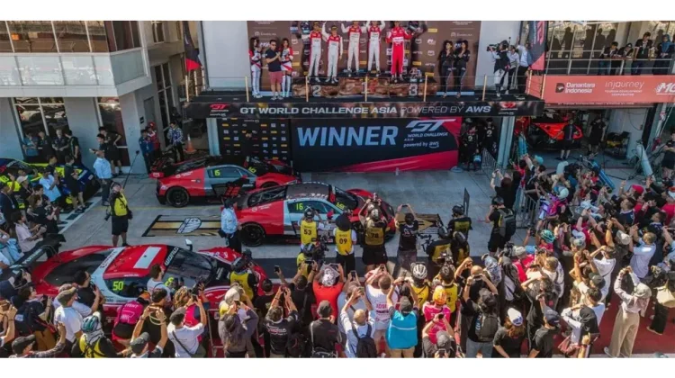 Sean Gelael Podium GT World Challenge Asia 2026 di Mandalika