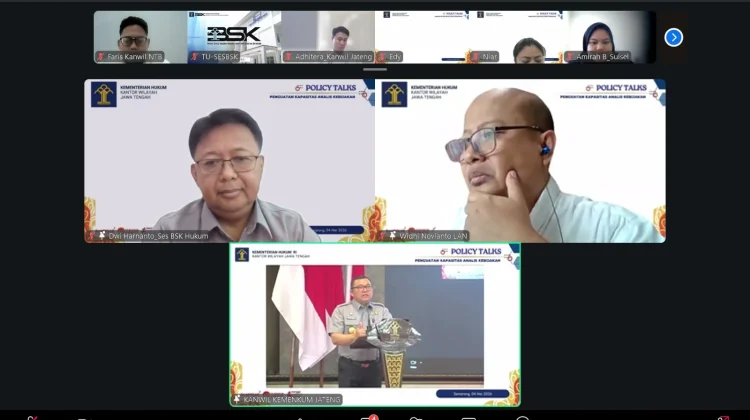 Kemenkum NTB Ikuti Policy Talks, Dorong Penguatan Analis Kebijakan di Daerah